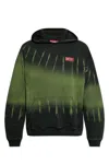 Diesel Hooded Sweatshirt In Verde