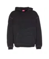 Diesel Hooded Sweater Kangaroo Pocket In Black
