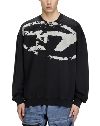 DIESEL S-BOXT-N5 COTTON SWEATSHIRT