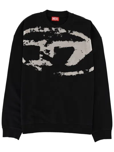 Diesel S-boxt-n5 Sweatshirt In Black