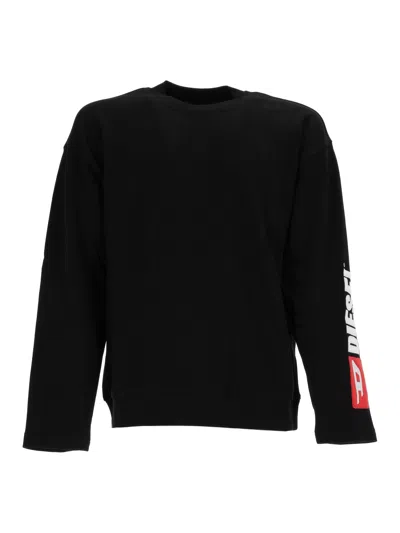Diesel S Boxt Nc Div Felpa In Black