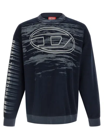 Diesel S-boxt-t1 Sweatshirt In Blue