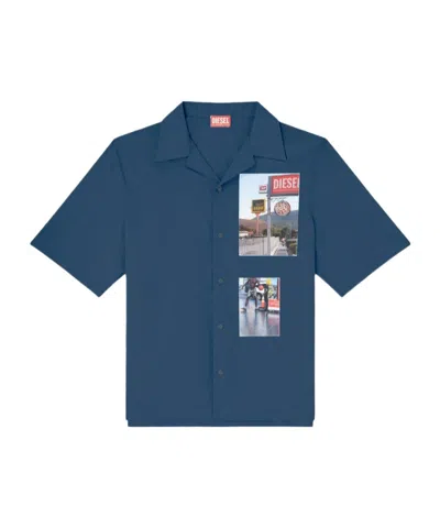 Diesel S-brack-a-ajfy Shirt In Blue