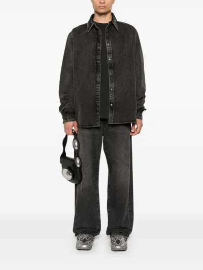 Diesel S-brando-peeloff Shirt In Grey