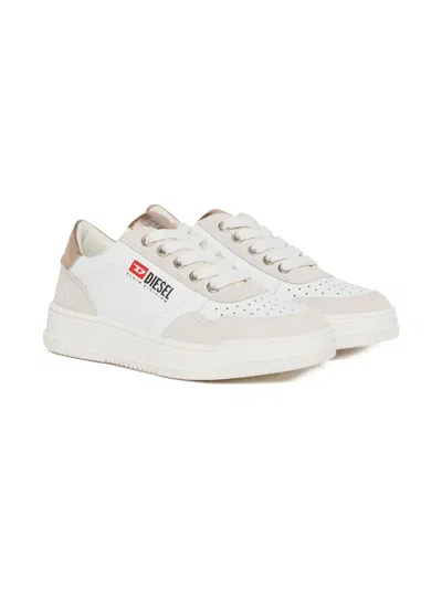 Diesel S-cascoun Sneakers In White