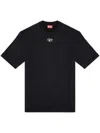 Diesel S-cooling Biologic Cotton Sweatshirt With Metal Oval-d Logo