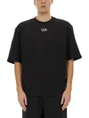 Diesel S-cooling Biologic Cotton Sweatshirt With Metal Oval-d Logo In Black