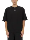 Diesel S-cooling Biologic Cotton Sweatshirt With Metal Oval-d Logo In Black