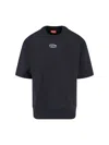 Diesel S-cooling Biologic Cotton Sweatshirt With Metal Oval-d Logo