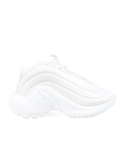 Diesel Kids' S-d-runner X Sneakers In White