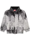 Diesel S-depla Fleece Bomber Jacket In 93r
