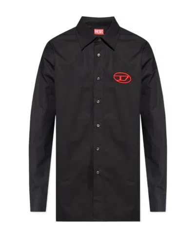 DIESEL DIESEL S-DOU-PLAIN BUTTONED SHIRT