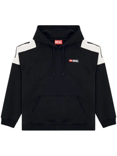 Diesel S-fausty Hoodie In Black