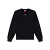 Diesel S-ginn-d Logo-appliqué Sweatshirt In 100