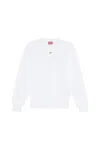 Diesel Logo-embroidered High-neck T-shirt In 100