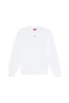 Diesel Logo-embroidered High-neck T-shirt In 100