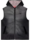 Diesel S-haky Hoodie In Black