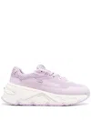 Diesel Chunky-soled Panelled Trainers In Pink