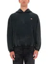 Diesel S-kai Sweatshirt In Black