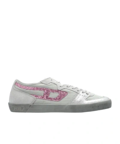 Diesel S-leroji D-1 Low-top Sneakers In Gray