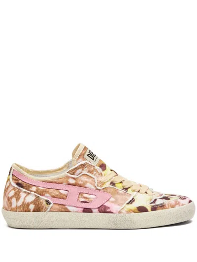 Diesel S-leroji D-1 Low Trainers In Brown