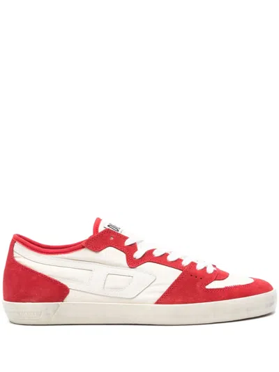 Diesel S-leroji D-1 Sneakers In Red