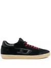 Diesel S-leroji-distressed Sneakers In Red