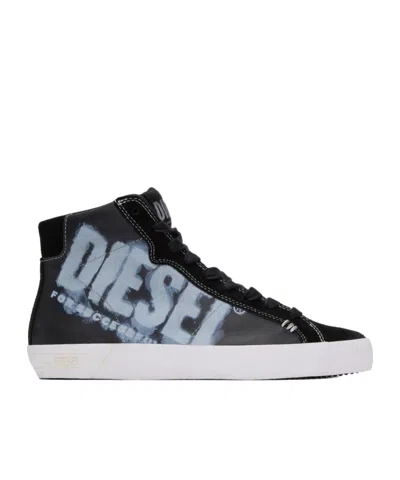 Diesel S-leroji Mid X Sneakers In Black