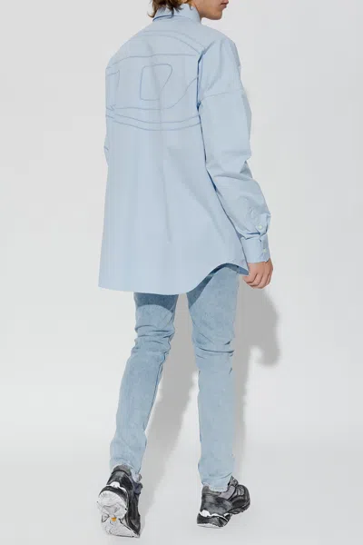Diesel ‘s-limo-logo' Shirt In Blue