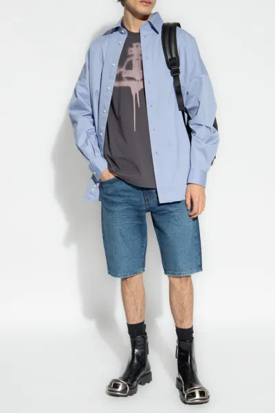 Diesel ‘s-limo-logo' Shirt In Blue