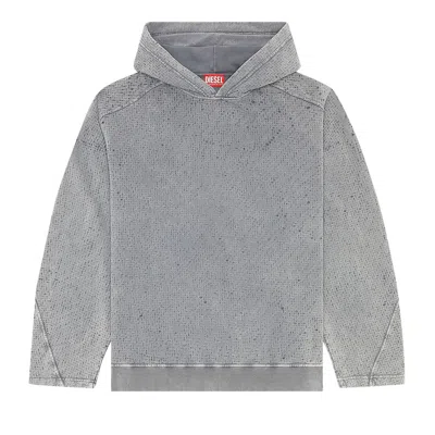 Pre-owned Diesel S Macorn Hood Sweatshirt 'blue' | Men's Size L