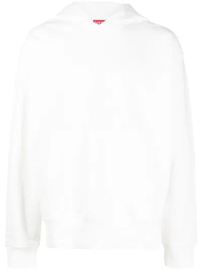 Diesel S Macs Hood Megoval D Sweatshirt Clothing In White