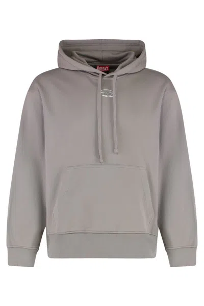 DIESEL DIESEL S-MACS-HOOD-OD COTTON HOODIE