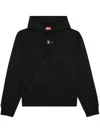 Diesel Relaxed Fit Hoodie With Classic Hood And Kangaroo Pocket