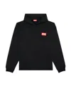 Diesel Hoodie En Coton In Black