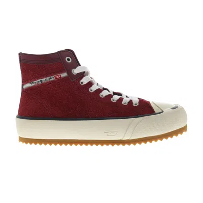 Pre-owned Diesel S-principia Mid X 'syrah' | Red | Men's Size 10.5