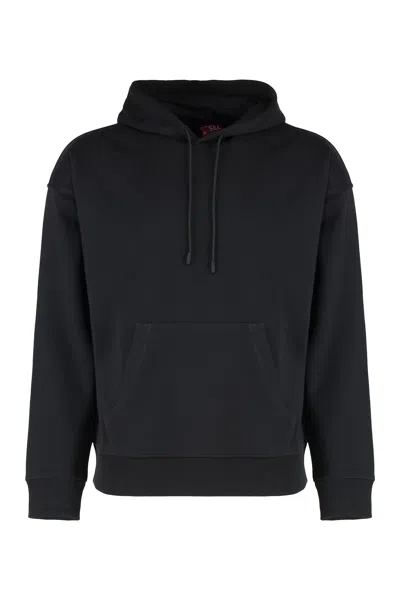 Diesel S-rob-hood-r1 Cotton Hoodie In Black