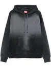Diesel S-rob Hoodie In Black