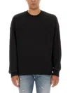 Diesel S-rob-megoval-d Sweatshirt In Black