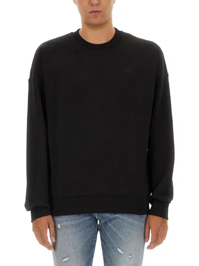 Diesel Men S-rob-megoval-d Sweatshirt In Black