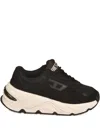 Diesel S-savannah Lace-up Chunky Sneakers In Black