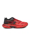 Diesel Man Sneakers Red Size 10 Textile Fibers In Red