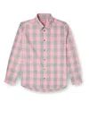 Diesel Men S-simply Check Cotton Blend Shirt In Gray