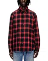 Diesel Button-up Shirt With Bold Checkered Pattern