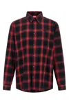 Diesel S-simply-check-hgbt Shirt And Blouse Black In Black