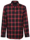 Diesel S-simply-check-hgbt Shirt And Blouse Black In Brown