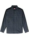 Diesel S-simply-check Shirt In Blue