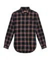 Diesel Embroidered Plaid Shirt In Multi