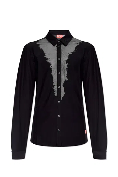 DIESEL S-SUN-PLAIN LONG-SLEEVED SHIRT