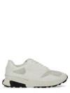 Diesel Controlled Mesh Panels Round Toe Sneaker In White